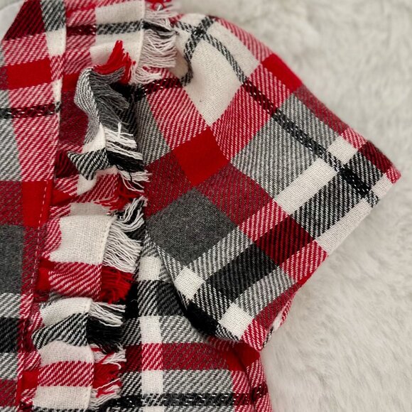 Mayoral Girls Plaid Ruffle Dress - Picture 3 of 7